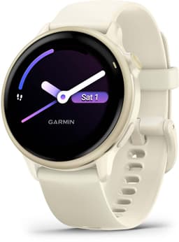 Garmin Vivoactive 6 Music Goud/Wit — thumbnail 1