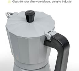 Leopold Vienna - Percolator Moshi Grijs 6-kops - mokkapot — thumbnail 5