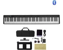 88-toets Opvouwbaar Pianoklavier, Met Bluetooth en MIDI, 128 Standaardtonen, LED-Display, Draagbaar, Multifunctioneel