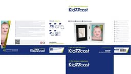 Kidzzcast fotolijstje met print afdruk My First print of Fame Bruin — thumbnail 3