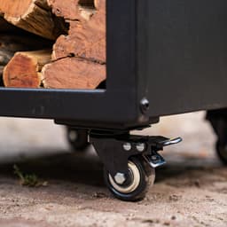 RJRoyal Living Plancha grill BBQ Camarada corten grillring met en houtopslag vuurschaal buitenkeuken grillring cortenstaal Barbecue — thumbnail 4