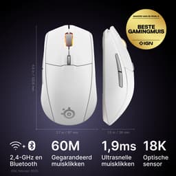 SteelSeries Rival 3 Wireless Gen 2 gaming muis — thumbnail 2