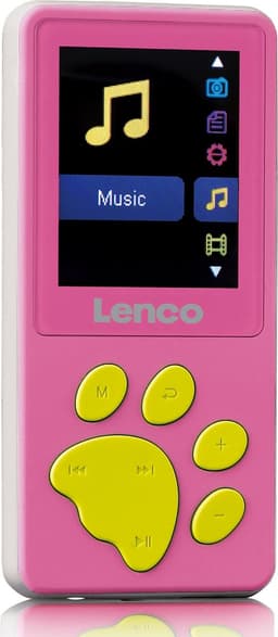 Lenco Xemio-560 - MP3 speler met 8GB geheugen en oordopjes - Roze — thumbnail 3