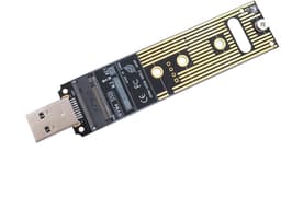 MSA7780 M.2 NGFF PCI-E SSD naar USB 3.1 Type-A plug-in adapterkaart — thumbnail 1