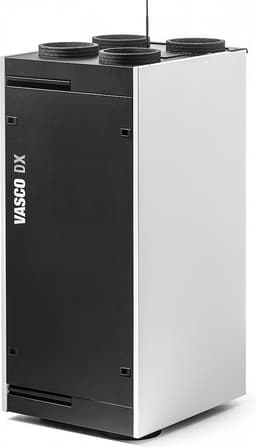 Vasco DX6 WTW unit met modulerende bypass en draadloze RF schakelaar, 545 m³/h — thumbnail 1