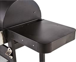BBQ Master DUO Barbecue Houtskool én Gas! - Grilloppervlak (LxB) 105 x 74 cm - Warmhoudplaat - Kookplaat - Met Wielen - Zwart Design — thumbnail 5