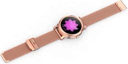 Belesy® SMART - Smartwatch Dames - Smartwatch Heren - Horloge - Stappenteller - 1.3 inch - Kleurenscherm - Full Touch - Bluetooth Bellen - Roségoud - Staal - Moederdag — thumbnail 3