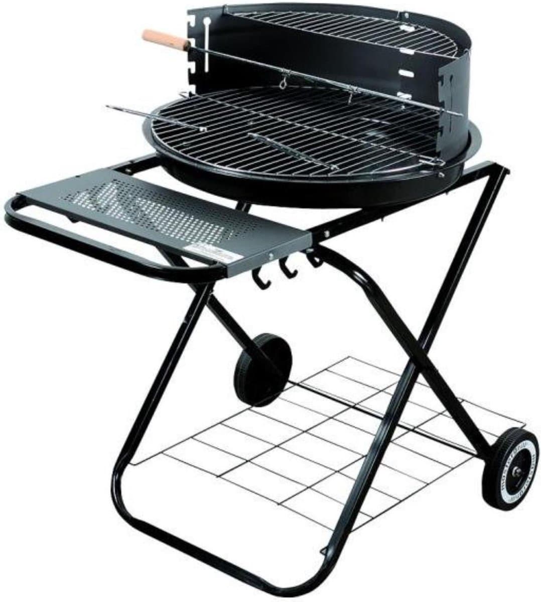Master Grill MG925 - Houtskoolbarbecue - Opvouwbaar - Met Wielen - Emaliestalen Bouw — afbeelding 1