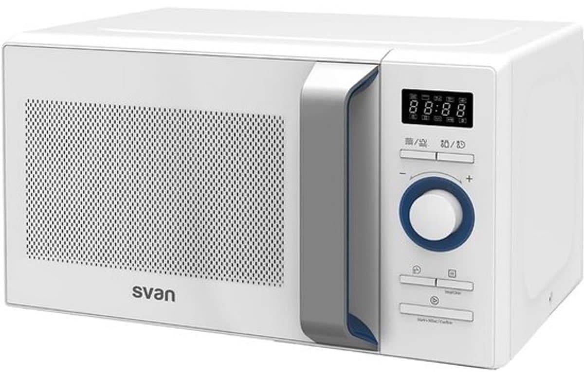 Magnetron Met Grill - Compacte Oven - Snel Opwarmen - 8 Programma's - 46 x 37 cm - Wit — afbeelding 1