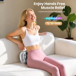 VHV - Massageapparaten - Massage Gun - Massagepistool - massage - Met 12 massagekoppen - Met 9 intensiteitsniveaus - Met 9 Modi - Multifunctionele gebiedsmassage - voor schouders, nek, benen, rug - 2000mAh Batterij — thumbnail 4
