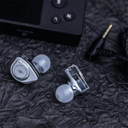 Simgot EW200 - In-Ear Monitors - IEM - Muziek & Gaming Oortjes - Metalen Behuizing - Oordoppen - Verwisselbare Kabel - Ergonomisch Design - Hybride Drivers - Zilver — thumbnail 4