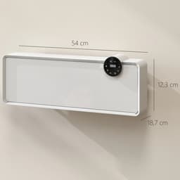 Archi Keramische Wandverwarming – Verwarming - 1000/2000W – Thermostaat – Weekprogramma & Timer – Afstandsbediening – Wit — thumbnail 2