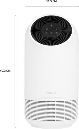 Luchtreiniger Wit - HEPA 13 En Actieve Koolfilter - 90 m³/h CADR - Compact Formaat - Voor Slaapkamers En Kleine Ruimtes — thumbnail 5