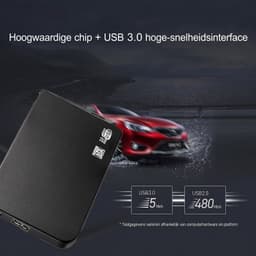 Draagbare Externe Harde Schijf 120TB – 2.5 Inch Externe HDD/SSD – USB 3.0 High-Speed – Schokbestendige Metalen Behuizing – Plug & Play – Zwart — thumbnail 4