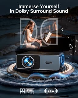 Beamer 1500 ANSI Lumen - Full HD 1080p Resolutie - 75 Watt Vermogen - LCD - Kleur - Home Theater Projector — thumbnail 3