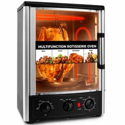 Vrijstaande Oven 24L – 1500W Heteluchtoven met Rotisserie – Timer 60 Min – Tot 240°C – Zwart — thumbnail 1