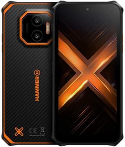HAMMER Energy X2 5G 6/128 GB 15,5 cm (6.1") Dual SIM Android 15 USB Type-C 6 GB 5000 mAh Zwart, Oranje — thumbnail 1