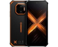HAMMER Energy X2 5G 6/128 GB 15,5 cm (6.1") Dual SIM Android 15 USB Type-C 6 GB 5000 mAh Zwart, Oranje