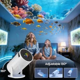 Mini Projector met 1080P Ondersteuning en WiFi 6 — thumbnail 4