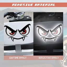 Set van 5 Robot Grasmaaier Stickers met Ogen — thumbnail 2