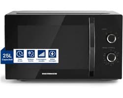 Heinner Magnetron 25L – 800W – 5 Vermogensniveaus – Ontdooifunctie – Draaiknop & Timer – Zwart