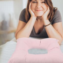 Massagekussen Gezichtskussen voor Salon Katoenen Hoofdsteun voor Massagebed Necksupport Gezicht Naar Beneden Duurzaam Draagbaar Professioneel Ontwerp voor Beauty Spa — thumbnail 3