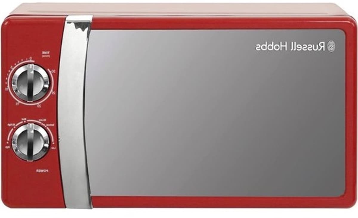 magnetron - solo-magnetron - voor het opwarmen van maaltijden - compact model - 17 liter - rood — afbeelding 1