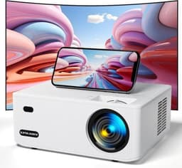 Draagbare beamer - 15.000 Lux 5G WiFi Native 1080P video thuisbioscoop projector - smartphone PC Xbox PS5 laptop tv-stick Beamer — thumbnail 1