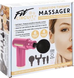 Compact massagepistool - Draadloze vibratietherapie voor spierherstel met accessoires — thumbnail 3