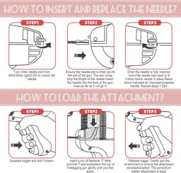 Labeling Gun, Labeling Gun, Clothing, Labeling Device, Labeling Gun, 1 Labeling Gun with 5 Spare Needles + 2000 Suture - ShopVlot — thumbnail 2