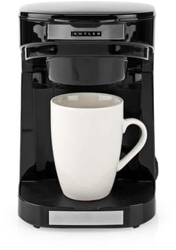 Koffiezetapparaat 2 Kopjes – Compact Filterkoffieapparaat 0,25L – Herbruikbaar Filter – 450W – Zwart — thumbnail 3
