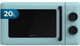 Magnetron met Grill - Compacte Oven - Snel Maaltijden Bereiden - Grillfunctie 800W - Inhoud 20 Liter - Blauw Design — thumbnail 1