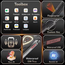 CUBOT KingKong MINI4 4G Smartphone,16GB+128GB-4,7"90Hz HD+ scherm-48MP Camera-4700mAh,Android15 — thumbnail 2