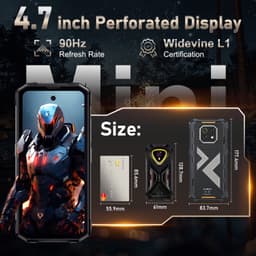 CUBOT KingKong MINI4 4G Smartphone,16GB+128GB-4,7"90Hz HD+ scherm-48MP Camera-4700mAh,Android15 — thumbnail 4