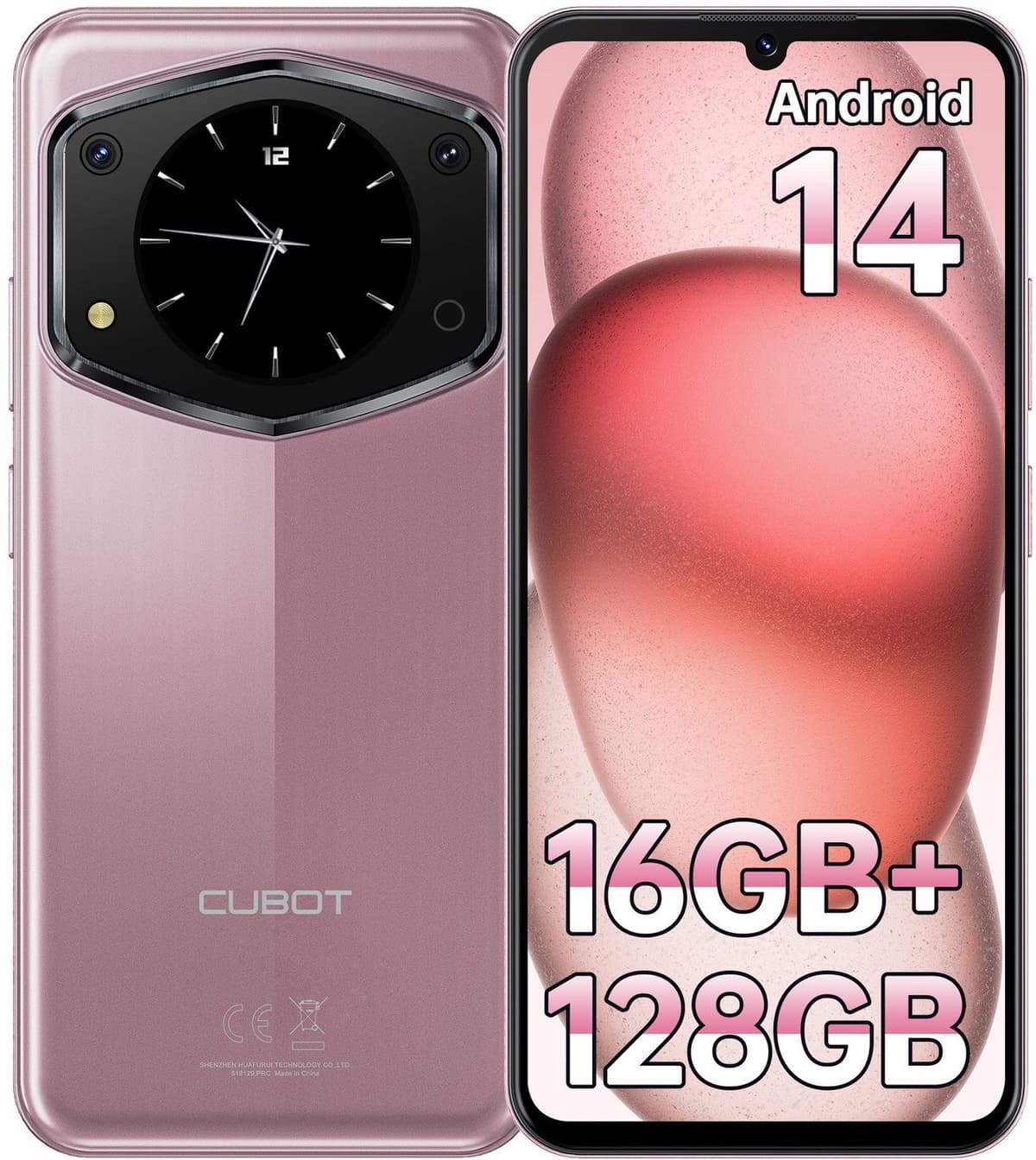 CUBOT A30 4G Smartphone-16GB RAM-128GB ROM-6,7" 90Hz HD-48MP Camera-5100mAh-Android14 — afbeelding 1