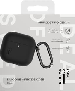 iDeal of Sweden Silicone Case voor de Apple AirPods 5 / 4 - Zwart — thumbnail 3