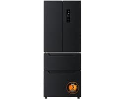 Bella BFS435.1DIE - French Door koelkast - Amerikaanse Koelkast - No Frost – energielabel E - Dark Inox - 3 jaar garantie - Koelvriescombinatie