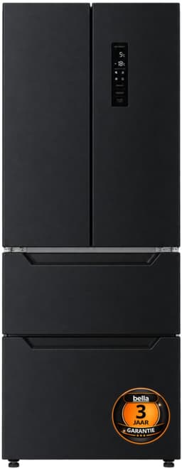 Bella BFS435.1DIE - French Door koelkast - Amerikaanse Koelkast - No Frost – energielabel E - Dark Inox - 3 jaar garantie - Koelvriescombinatie — thumbnail 1