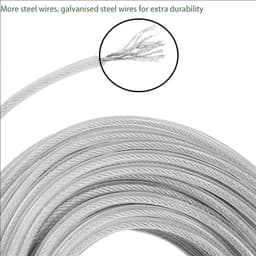 Nylon Trimmerdraad met Staal 3mm x 45m voor Grasmaaier — thumbnail 5