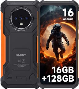 CUBOT Kingkong ES Pro Robuuste Smartphone - 6,56" - 16GB(6+10) RAM - 128GB ROM - 5100 mAh - Android 16 - IP68/IP69K - Face ID - Zwart — thumbnail 1