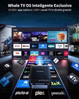 Beamer Mini-Beamer 4K - 1080p Full HD Resolutie - LCD - WiFi6 Bluetooth - Thuisbioscoop Projector — thumbnail 1