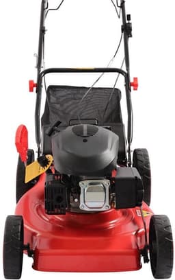 Grasmaaier Benzine - Maaibreedte 51 Cm - 4000 W Vermogen - 60 L Opvangzak - Rood Staal - Voor Middelgrote Tuinen — thumbnail 1