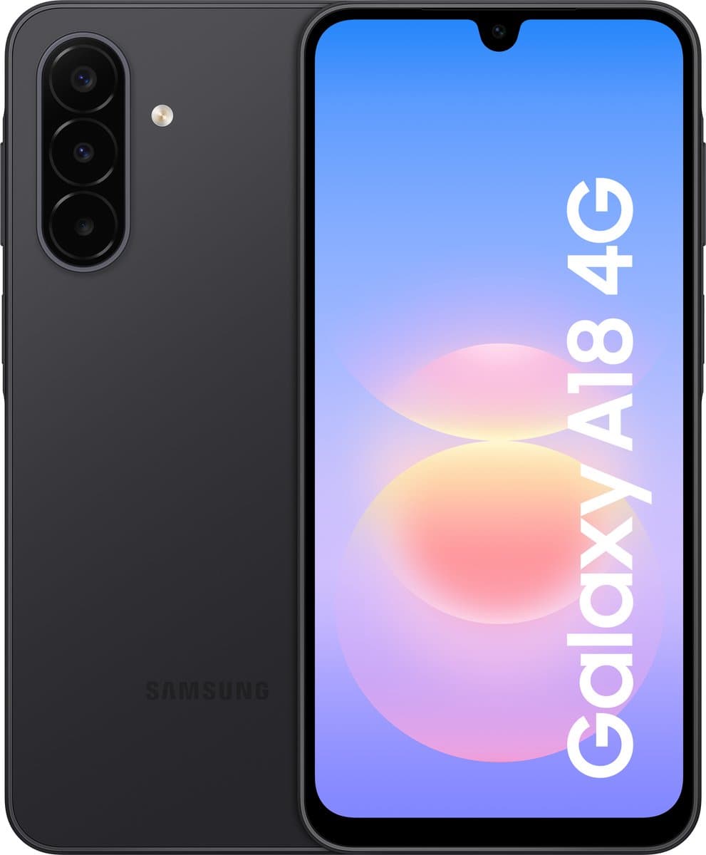 Samsung Galaxy A18 4G - Smartphone - 128GB - Black — afbeelding 1