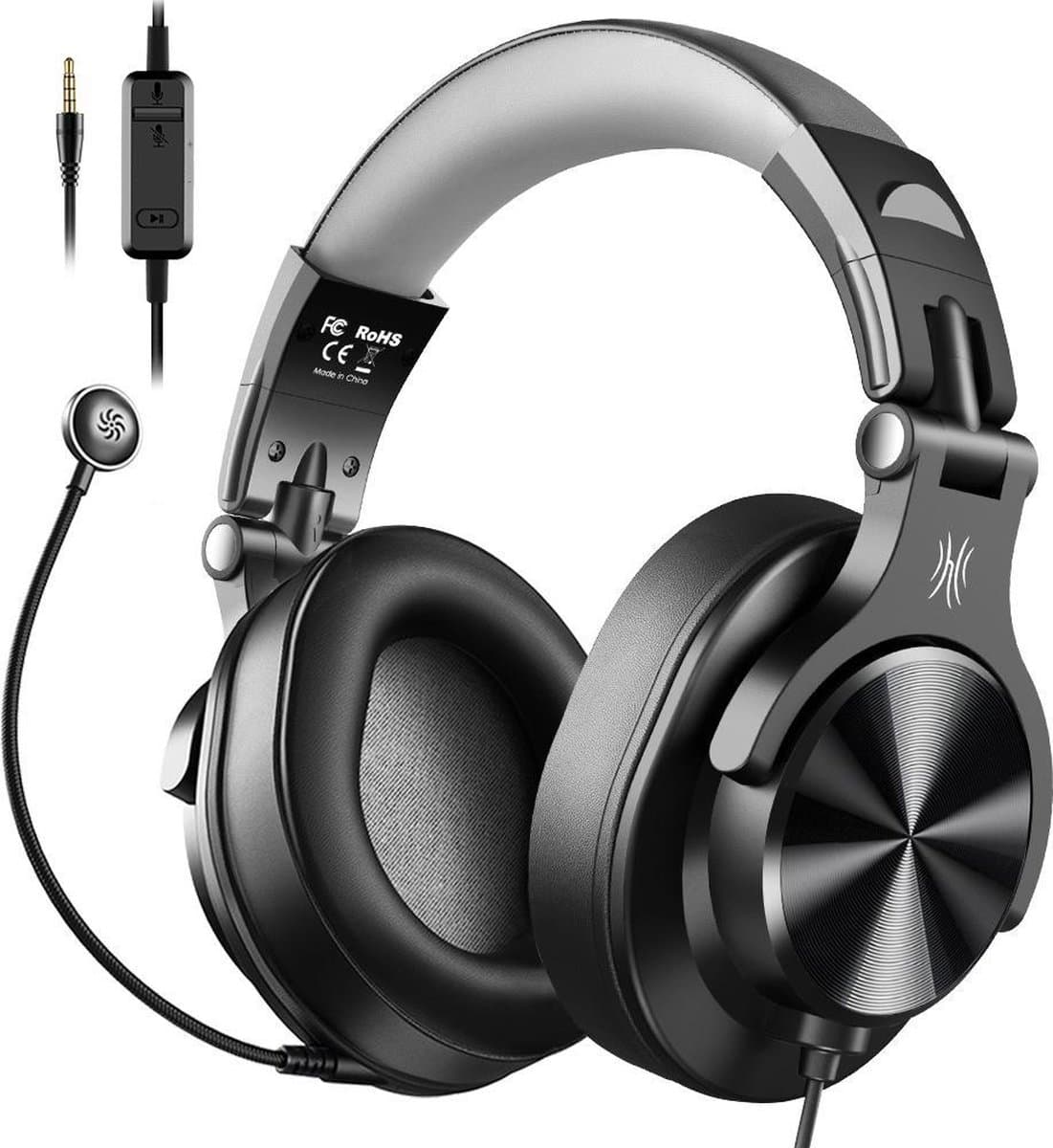 OneOdio A71-D - koptelefoon met microfoon - Over-ear koptelefoon met micro - stereo - modern - comfortabel - dj set - kop telefoon - professionele koptelefoon - muziek studio - dj Headphones - Gameheadset - Game - audiocall - videoconferentie — afbeelding 1