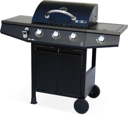 sweeek - Gasbarbecue 3 branders + 1 zijbrander 117,2 x 43,5 x 103cm - treville — thumbnail 1
