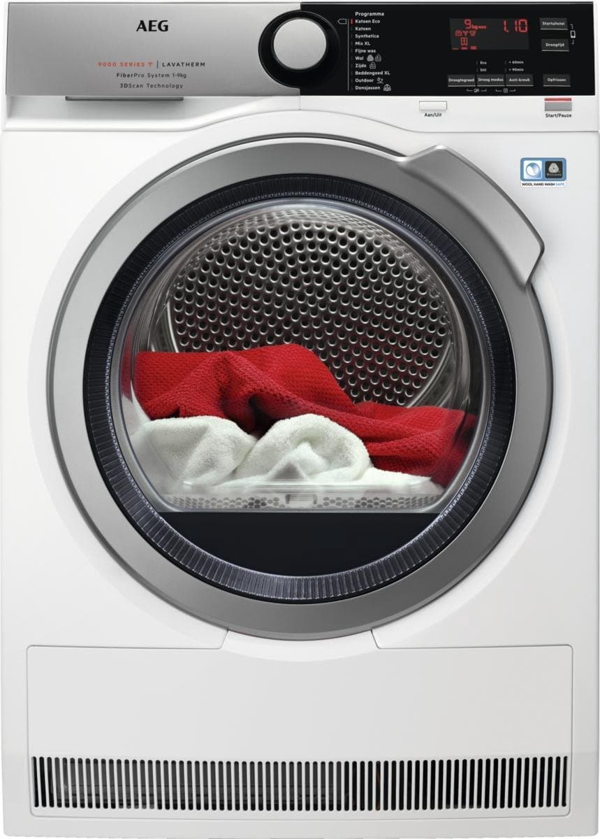 AEG T9DE98SC 9000 serie FiberPro - Wasdroger Warmtepompdroger - 9 kg — afbeelding 1