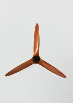CREATE - Plafondventilator 40W stil Ø152 cm 100% hout - Zwart / Donker hout - Geen licht - WIND CENTURY — thumbnail 5