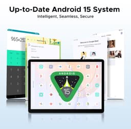 Doogee TAB E3 Max VIP - Tablet - 32 GB RAM + 256 GB ROM /TF 2TB -MTK Helio G100 - 14 inth Ips - Android 15 - 13500mAh - 4G LTE - 5G WLAN - Vier luidsprekers - GPS - Grijs — thumbnail 4