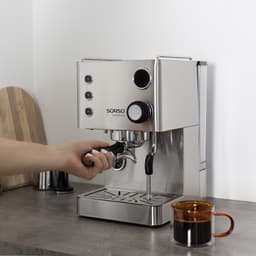 SORSO Espresso machine - Roestvrij staal — thumbnail 3