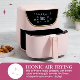 Roze Airfryer voor Gezond Koken met Digitale Touchscreen — thumbnail 2